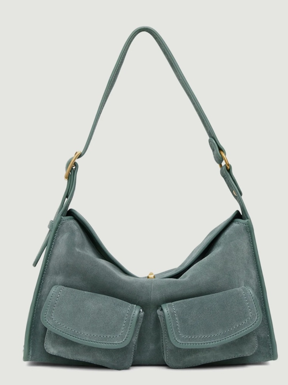 American Leather Co. Grayson Suede Bag
